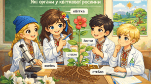Які органи у квіткової рослини