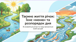 Живлення та режим річок