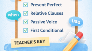 Revision Test (Units 13–16): Present Perfect, Relative Clauses, Passive Voice, First Conditional,Prepare 8