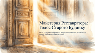 ГР 2. Підсумкова робота. Виразне читання прозового твору з елементами аналізу