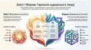 Зміст і форма літературного твору.