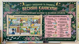 Весняний набір твоєї суперсили (чеклист завдань на канікули та правила безпеки)