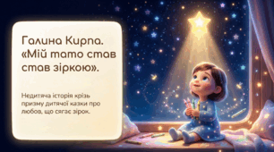 Галина Кирпа. «Мій тато став зіркою». Мотиви втрати рідної людини, почуття й переживання дитини. Ідея героїзму й самопожертви.