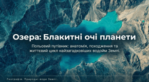 Озера - блакитні очі планети