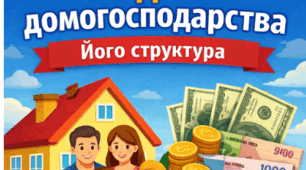 Бюджет домогосподарства, його структура.