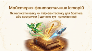 Майстерня фантастичних історій (Як еаписати казку чи твір-фантастику для братика або сестрички (і до чого тут прислівники))