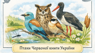 Проєкт "Птахи Червоної книги України"