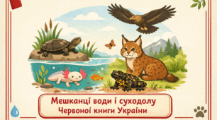 Проєкт "Мешканці води і суходолу Червоної книги України"