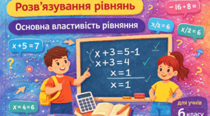 Розв'язування рівнянь. Основна властивість рівняння