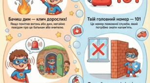 Інфографіка та робочі аркуші  для дітей на тему" Як поводитися під час повітряної безпеки"