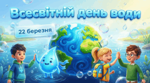 Навчальна презентація + КВЕСТ до Всесвітнього дня води (22 березня) для учнів 1–5 класів