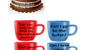 набір запитань із Can I / Can you…?  Request (прохання) або Permission (дозвіл) prepare 5