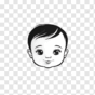 Cute Baby Face Illustration With Big Eyes, Eyes Clipart, Face Clipart, Baby Clipart PNG Transparent Image and Clipart for Free Download