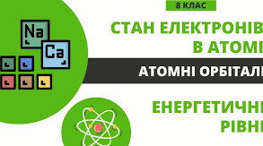 Склад атомів. Електрон. Атомні орбіталі. Енергія електронів в атомі. Електронна будова атомів. Складання електронних формул хімічних елементів з порядковими номерами 1-20.
