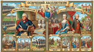 Освічений абсолютизм. Королівство Пруссія. Володіння австрійських Габсбургів.