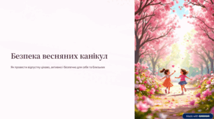 Безпека весняних канікул