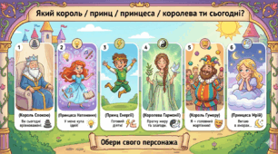 Криголам настрою "Яка королівська особа ти сьогодні?"