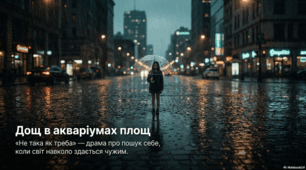 Презентація до твору Неди Нежданої «Не така як треба, або Дощ в акваріумах площ»