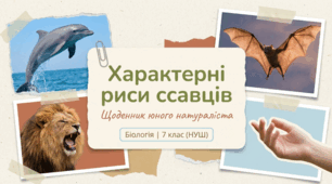 Характерні риси ссавців - презентація з біології, 7 клас, НУШ