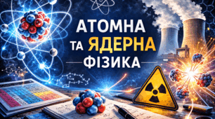 9 клас. Контрольна робота № 4. Фізика атома та атомного ядра. Фізичні основи атомної енергетики. Варіант 1 