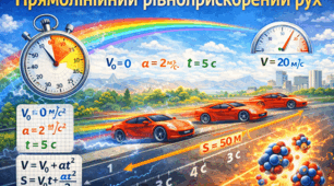 Прямолінійний рівноприскорений рух