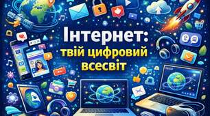 Презентація "Інтернет: твій цифровий всесвіт"