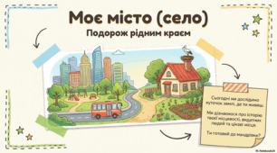 Презентація « Моє місто (село)» до підручника Н.О.Будної ЯДС 1 клас 2 частина