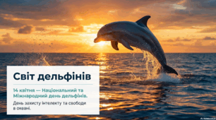Презентація "14 квітня - День дельфінів"