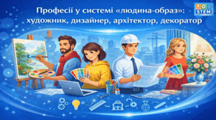 STEM 8 клас. Професії у системі «людина – образ»: художник, дизайнер, архітектор, декоратор.