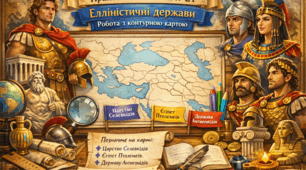 Практичне заняття № 21 «Елліністичні держави. Робота з контурною картою»