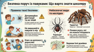 Безпечна зустріч: павуки та комахи поруч із нами