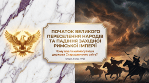Початок Великого переселення народів та падіння Західної Римської імперії - гарно оформлена Презентація + відео