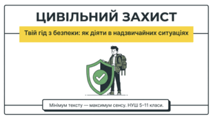 Цивільний захист: як діяти в надзвичайних ситуаціях (НУШ 5–11 класи) - Презентація