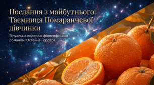 Юстейн Ґордер (нар. 1952) «Помаранчева дівчинка». Лист із минулого, що змінює життя головного героя. Спілкування з батьком, який помер багато років тому, як шлях до духовного дорослішання хлопчика
