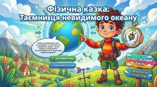 Презентація «Таємниця невидимого океану. Фізична казка», до уроку «Атмосферний тиск і його вимірювання. Барометри»