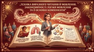 Техніка виразного читання та логіка мовлення: теорія, методика, компоненти.