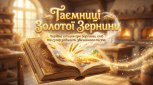 «Таємниці Золотого Зерна» — інтерактивна презентація про хліб, борошно та шлях зернини (досліди, інфографіка, творчі завдання)