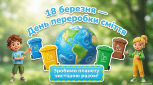 Ранкова зустріч "18 березня- День переробки"