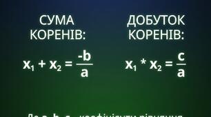 8 клас Математика Презентація до уроку "Теорема Вієта"