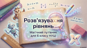 Розв'язування рівнянь. 6 клас НУШ
