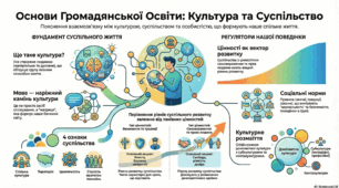 Культура і суспільство. Базові компоненти культури: мова, цінності, норми.