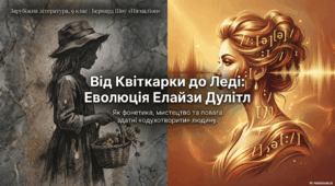 Динаміка образу Елайзи Дулітл. Ідеї «одухотворення» людини й життя засобами мистецтва, збереження національної культури, розвитку мови.