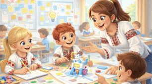 Cтаття “Design Thinking Classroom Model: розвиток творчого мислення та навичок розв’язування навчальних проблем через метод дизайн-мислення на уроках початкової школи”