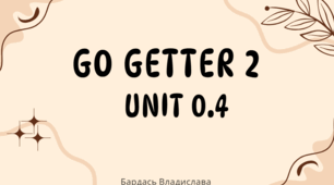 Go getter 2 Unit 0.4