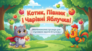 Котик і півник. Логіко-математичний розвток.
