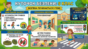 Куток безпеки 5 класу