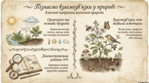 Діагностувальна робота №5 з теми «Пізнаємо взаємозв’язки у природі» («Взаємозв’язки організмів з неживою природою», «Взаємозв’язки між живими організмами»)