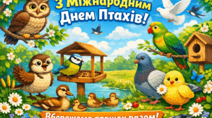 Тематичний комплект для оформлення інтер’єру до Міжнародного дня птахів