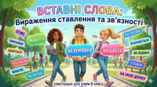 Презентація до уроку української мови у 8 класі на тему "Вставні слова, розділові знаки при них"
