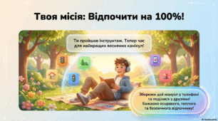 «Пам’ятка з безпеки на весняні канікули»